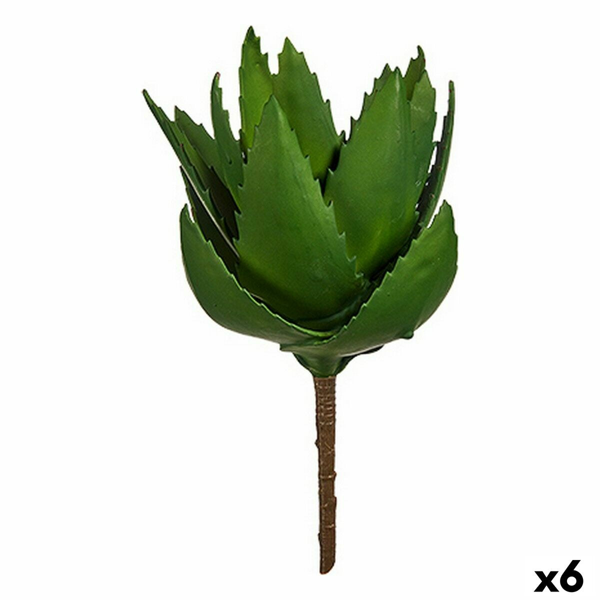Plante décorative Ibergarden Plastique Aloe Vera 13 x 24,5 x 14 cm (6 Unités)