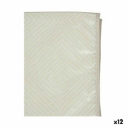Nappe Jaune Blanc Beige Caoutchouc Losanges 140 x 140 cm (12 Unités)