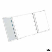 Miroir de Poche Berilo Blanc ABS 1,5 x 9,5 x 11,5 cm Lumière LED (12 Unités)