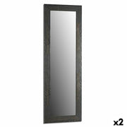 Miroir mural Gift Decor Gris 46 x 136 x 2 cm Rectangulaire (2 Unités)