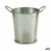 Cache-pot Ibergarden Argenté Zinc Seau 16 x 12 x 11 cm (72 Unités)