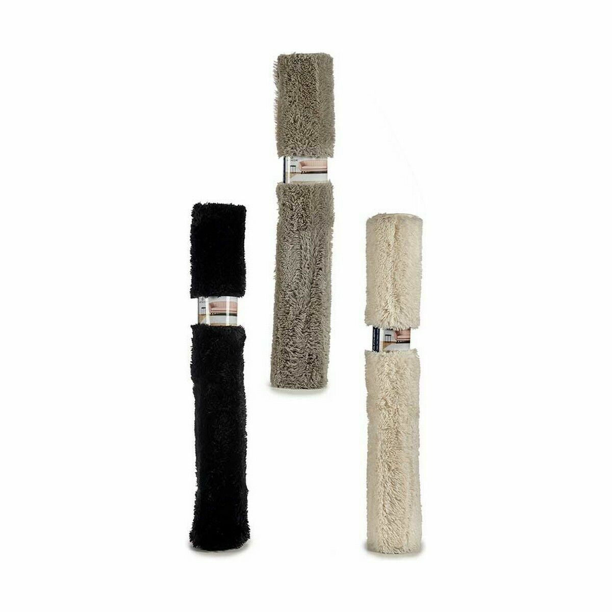 Tapis Gift Decor Blanc Noir Gris 100 x 1 x 150 cm (9 Unités)