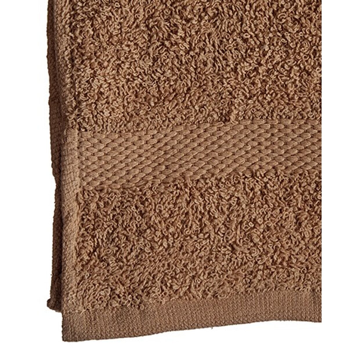 Serviette de toilette Berilo Camel 80 % coton 20 % Polyester 30 x 50 cm 25 x 1,5 x 15 cm (12 Unités)