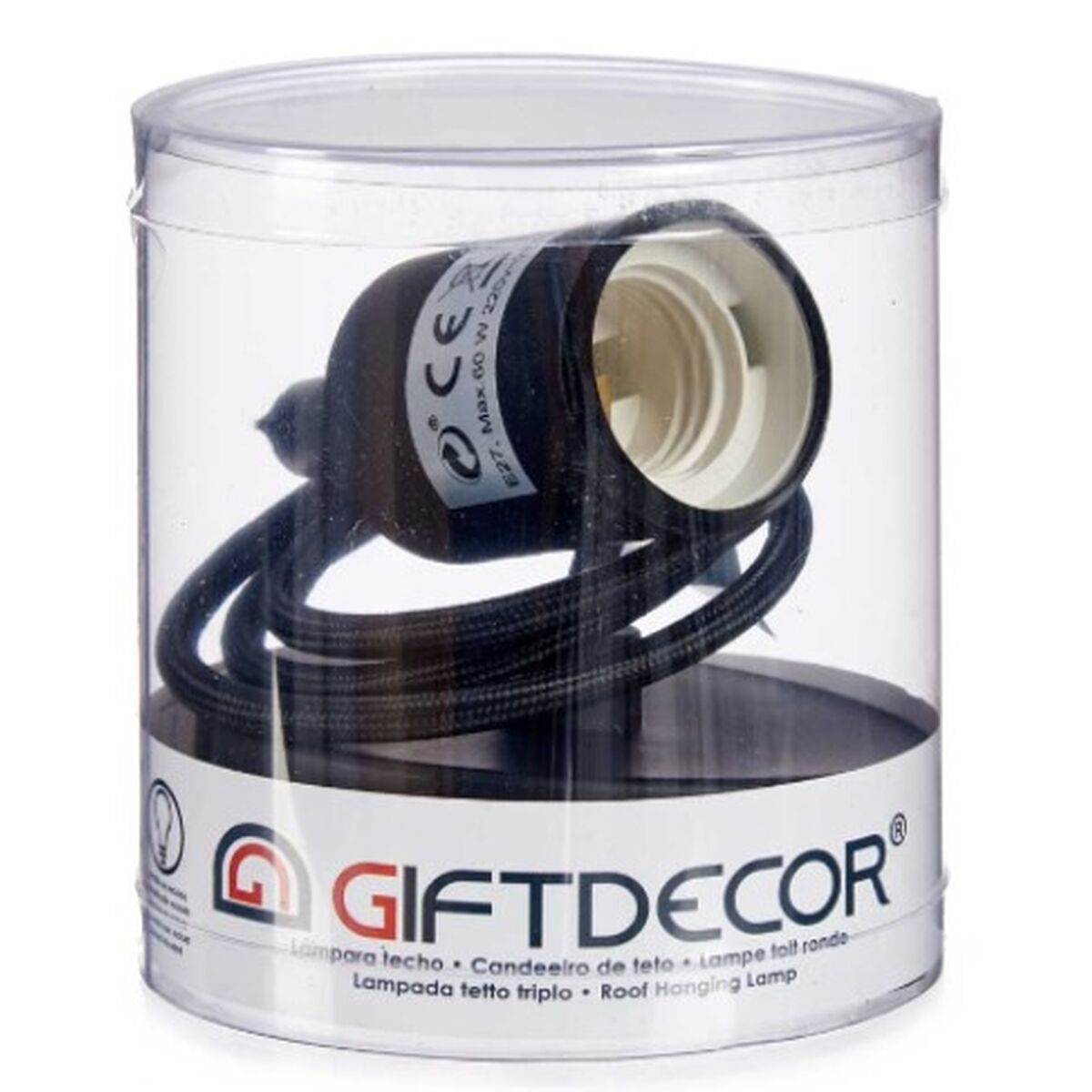 Suspension Gift Decor Noir 60 W 220-250 V (6 Unités)