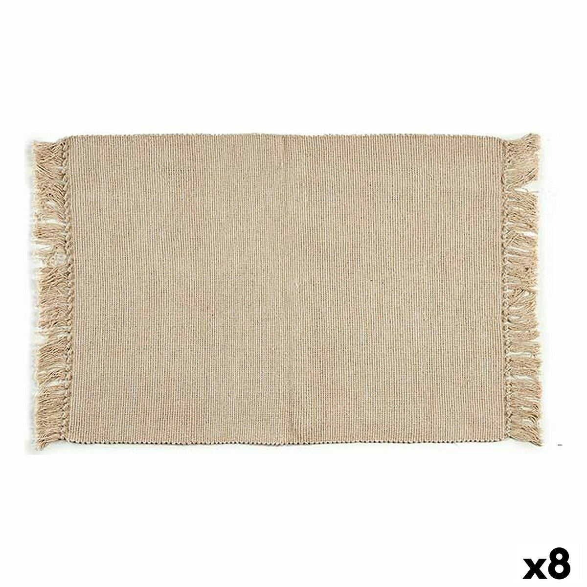 Tapis Gift Decor Beige 50 x 80 cm 7 x 51 x 7 cm (8 Unités)