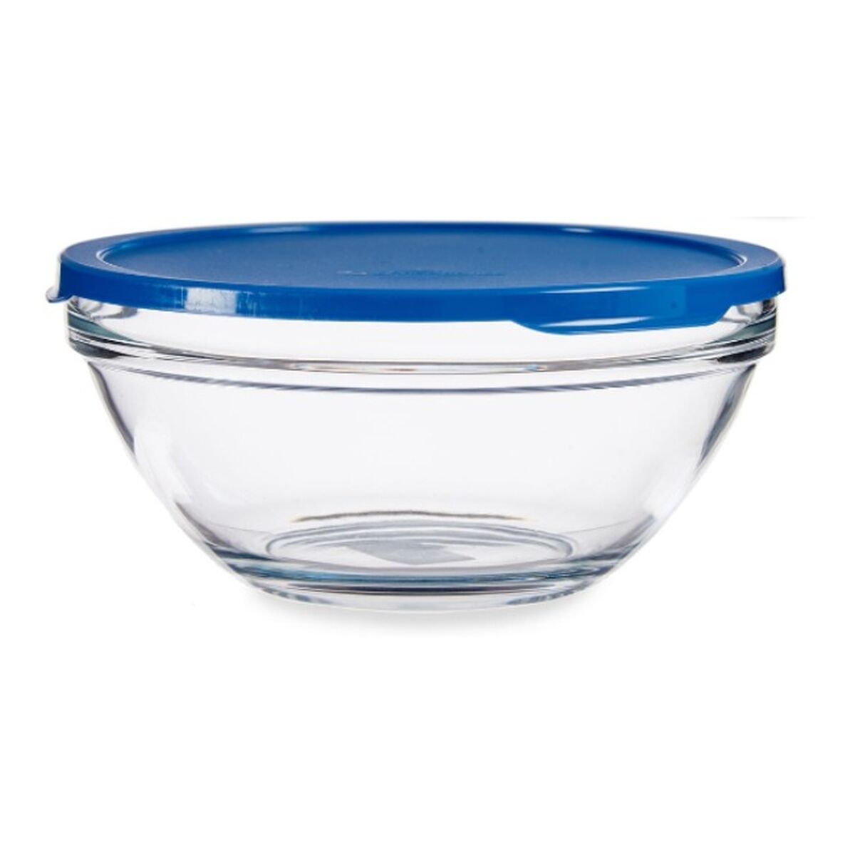 Panier-repas rond avec couvercle Pasabahce Chefs Bleu 2,5 L (4 Unités)