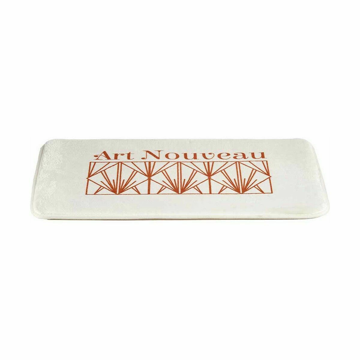 Tapis de bain Berilo Art Nouveau Blanc Bronze PVC 40 x 1,5 x 60 cm (12 Unités)