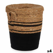Panier Gift Decor Marron Noir Algues marines (4 Unités)