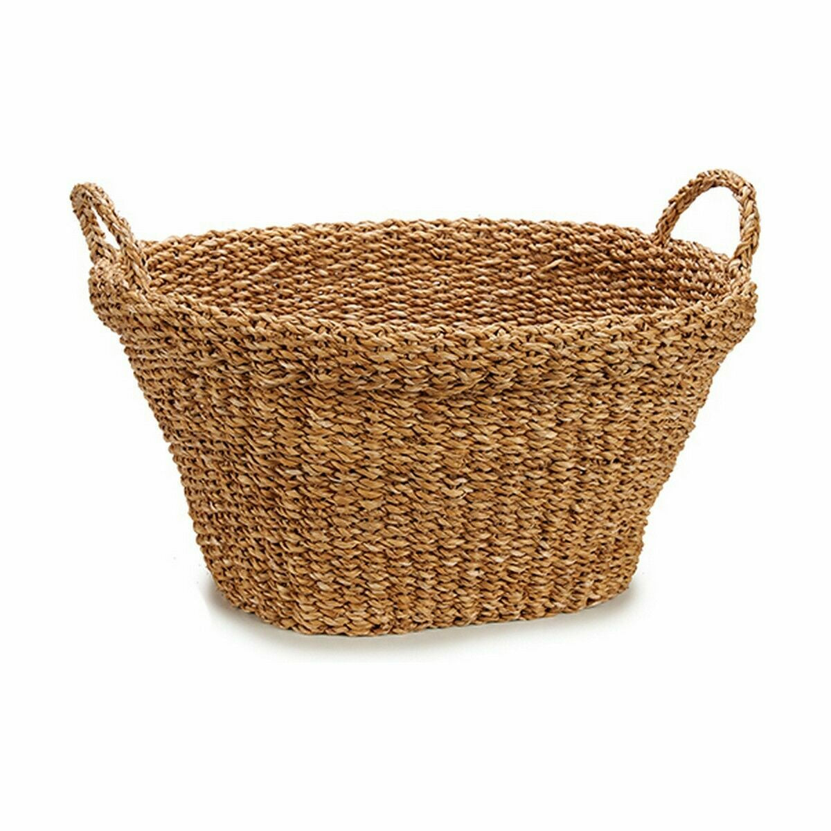 Panier Gift Decor Marron Algues marines 32 L Avec des poignées (6 Unités)