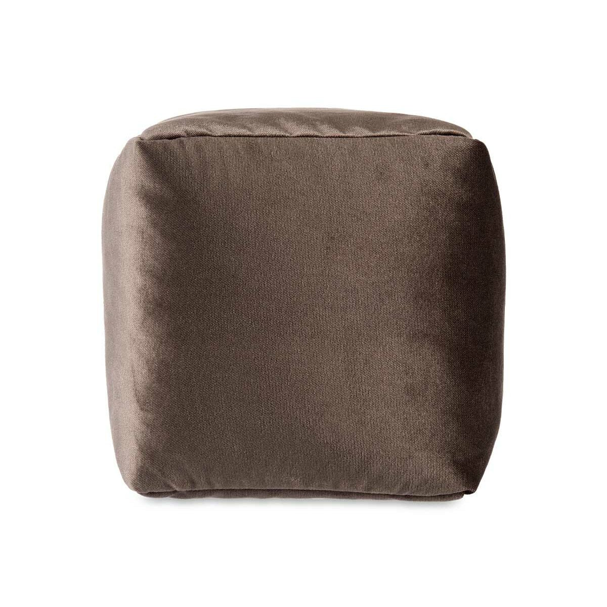 Pouf Gift Decor Gris polystyrène Velours (4 Unités)
