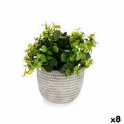 Plante décorative Ibergarden Plastique Fleurs 20 x 20,5 x 20 cm (8 Unités)