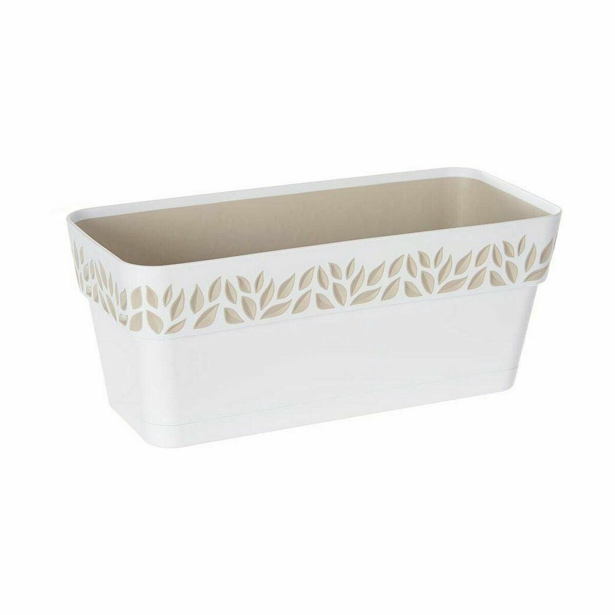 Jardinière Stefanplast Cloe Blanc Plastique 13,3 x 12,3 x 29,3 cm (12 Unités)