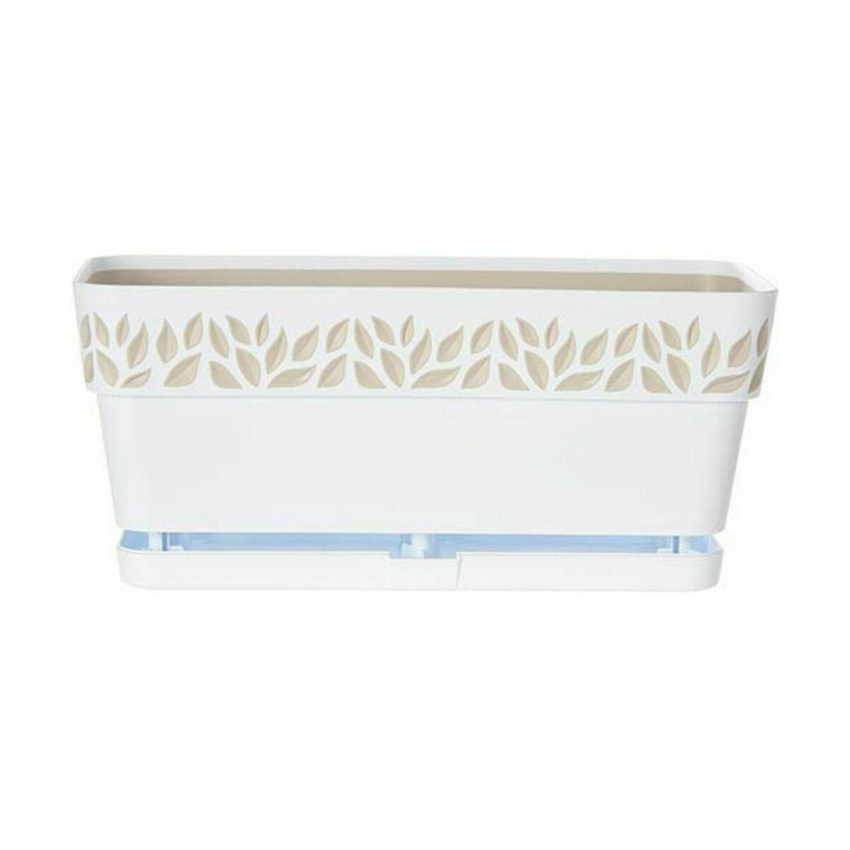Jardinière Stefanplast Cloe Blanc Plastique 13,3 x 12,3 x 29,3 cm (12 Unités)