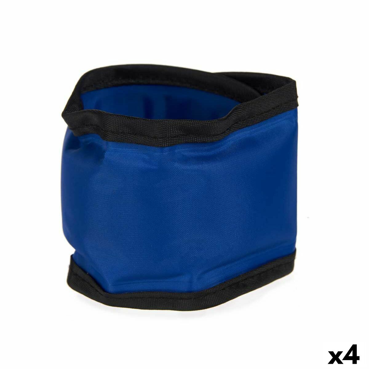 Collier pour Chien Mascow Bleu Noir Polyester PVC Gel 6,3 x 1 x 30 cm Réfrigérant (4 Unités)