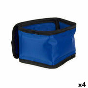 Collier pour Chien Mascow Bleu Noir Polyester PVC Gel 6,5 x 1 x 45 cm Réfrigérant (4 Unités)
