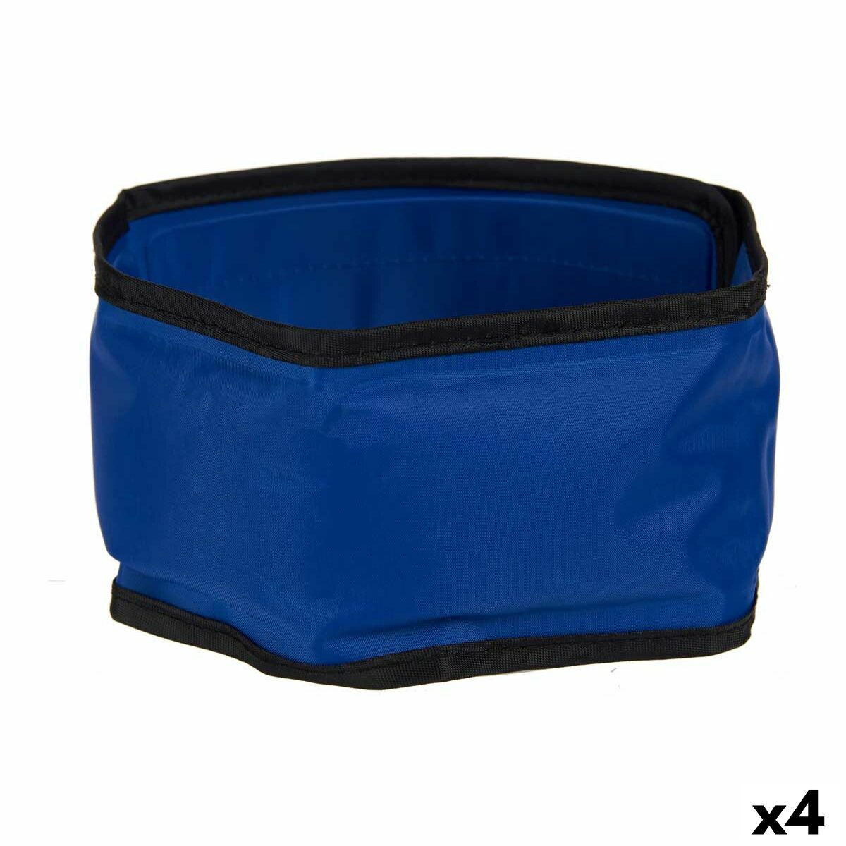 Collier pour Chien Mascow Bleu Noir Polyester PVC Gel 8 x 1 x 66 cm Réfrigérant (4 Unités)