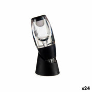 Aérateur de Vin Kinvara Noir Transparent Acier inoxydable TPE Plastique (24 Unités)