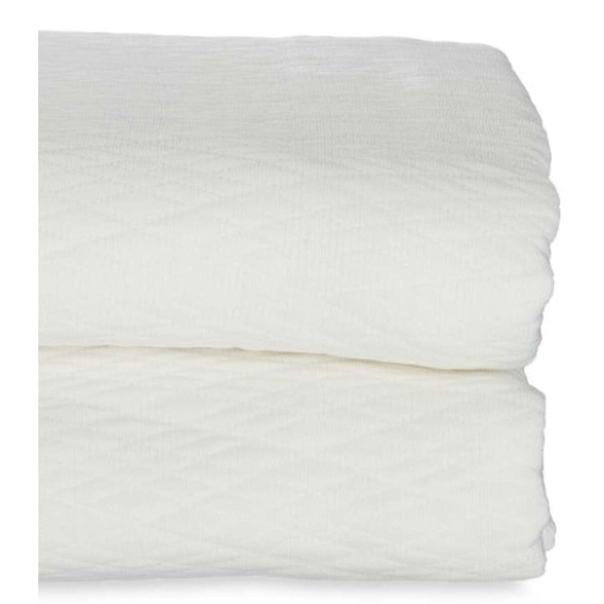 Couvre-lit Gift Decor Blanc 180 x 260 cm Losanges (4 Unités)