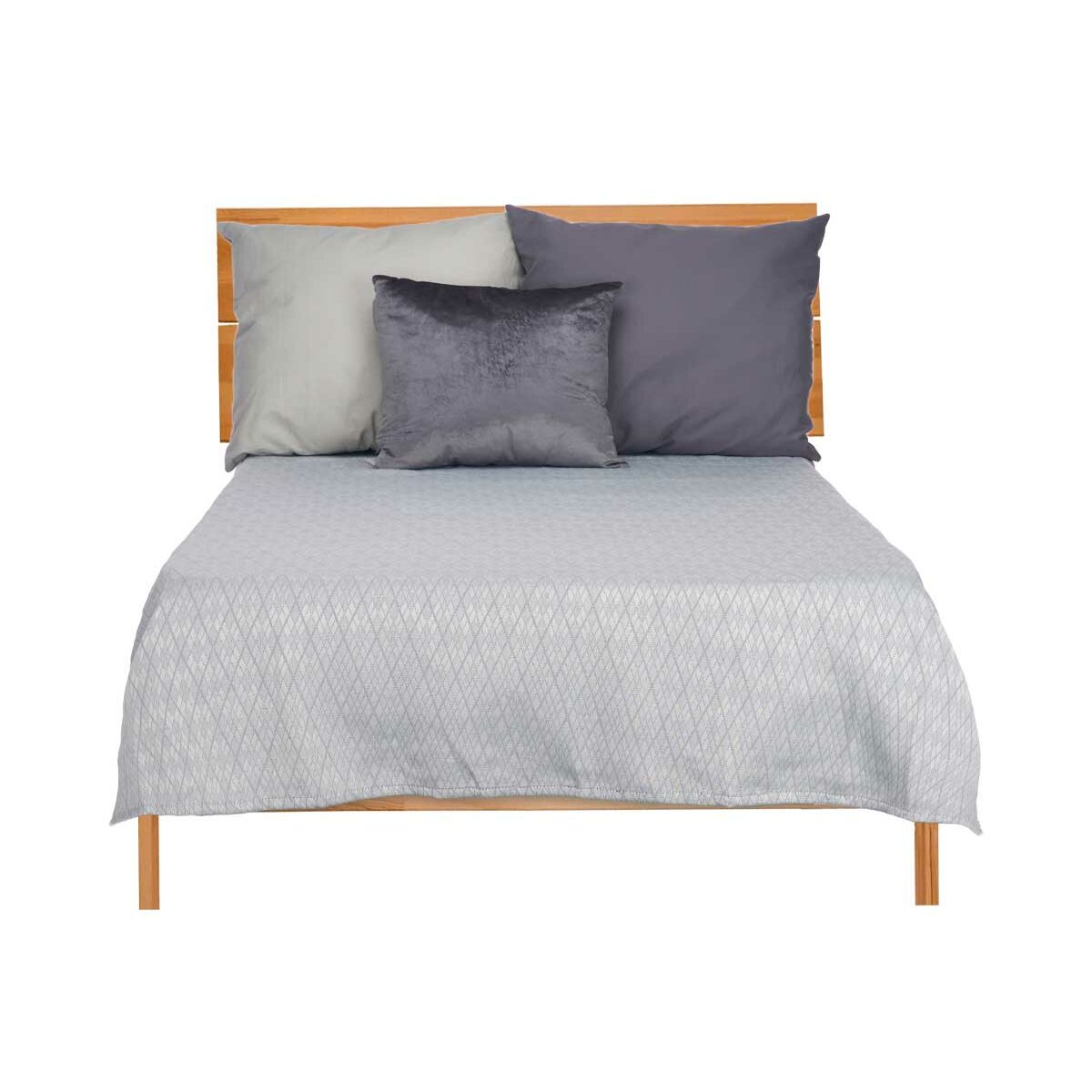 Couvre-lit Gift Decor Gris 240 x 260 cm Losanges (4 Unités)