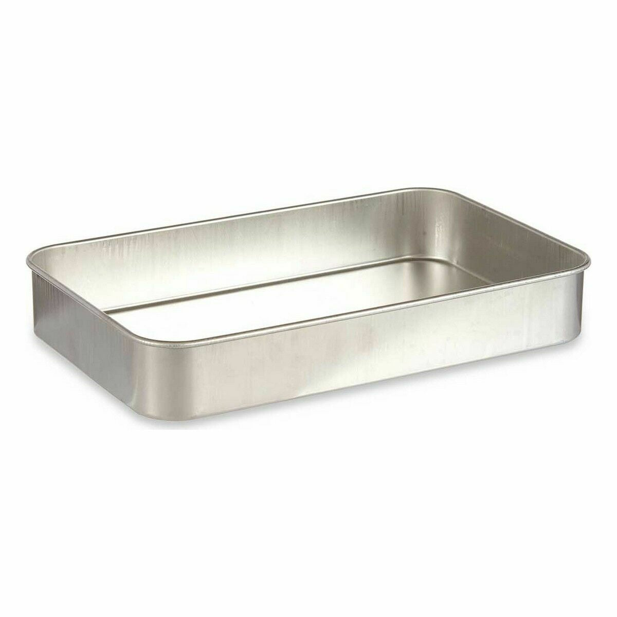 Plat à gratin Kinvara Argenté Aluminium 41 x 6,5 x 26 cm (12 Unités)