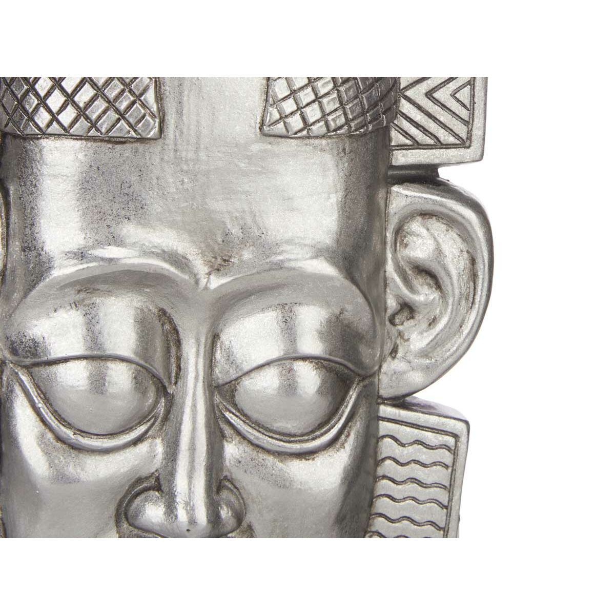 Figurine Décorative Gift Decor Argenté Argent Indien 17,5 x 36 x 10,5 cm (4 Unités)
