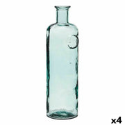 Bouteille décorative Gift Decor Stamp Transparent 14 x 44 x 13 cm Décoration (4 Unités)