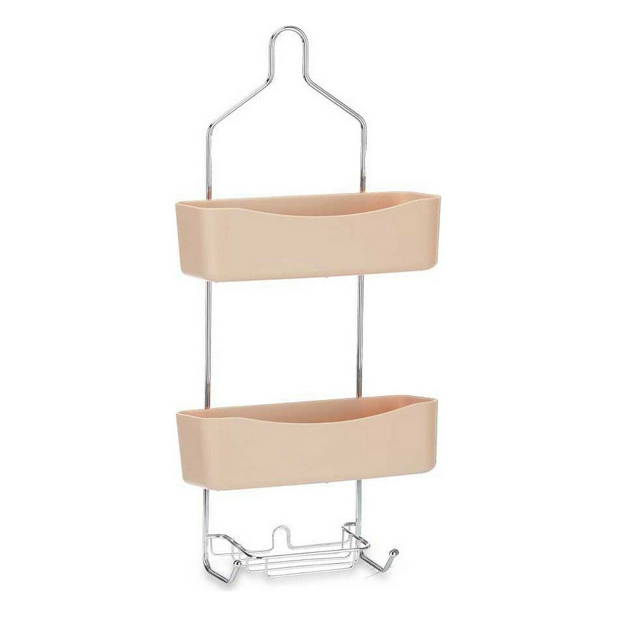 Etagère de salle de bains Berilo Beige Métal Plastique 28 x 60 x 14 cm (6 Unités)