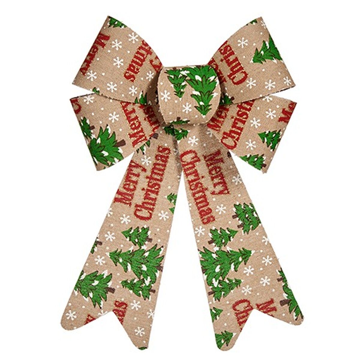 Lien Krist+ Merry Christmas Multicouleur 16 x 24 x 4 cm Décorations de Noël (12 Unités)