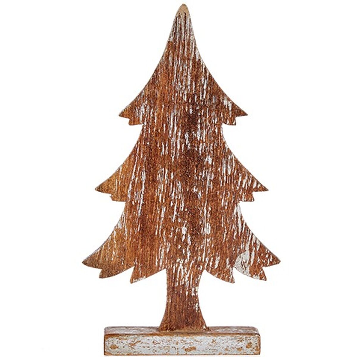 Figurine Décorative Krist+ Argenté Argent Sapin de Noël 5 x 39 x 21 cm (6 Unités)