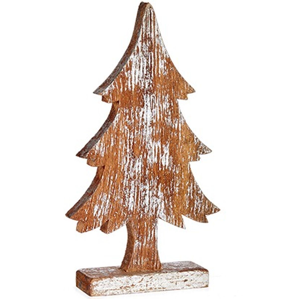 Figurine Décorative Krist+ Argenté Argent Sapin de Noël 5 x 39 x 21 cm (6 Unités)