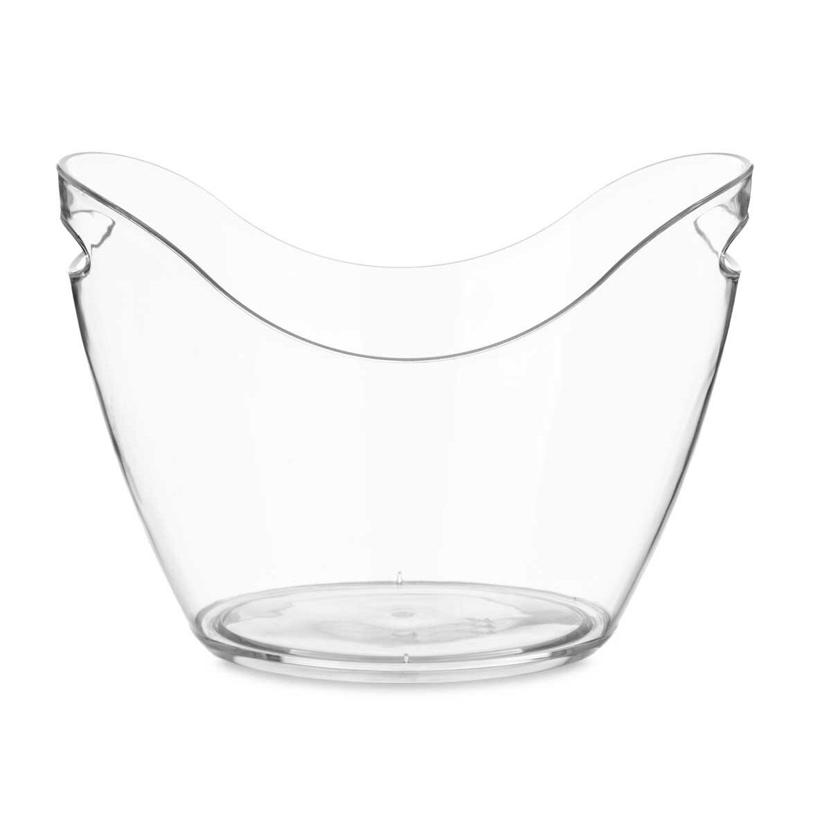 Sceau à Glace Kinvara Transparent Plastique 8 L 34,5 x 25,5 x 26 cm (6 Unités)