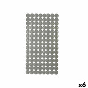Tapis de Douche Antidérapant Berilo Gris PVC 6 x 38 x 6 cm 6 x 36 x 6 cm 68 x 36 x 1 cm (6 Unités)