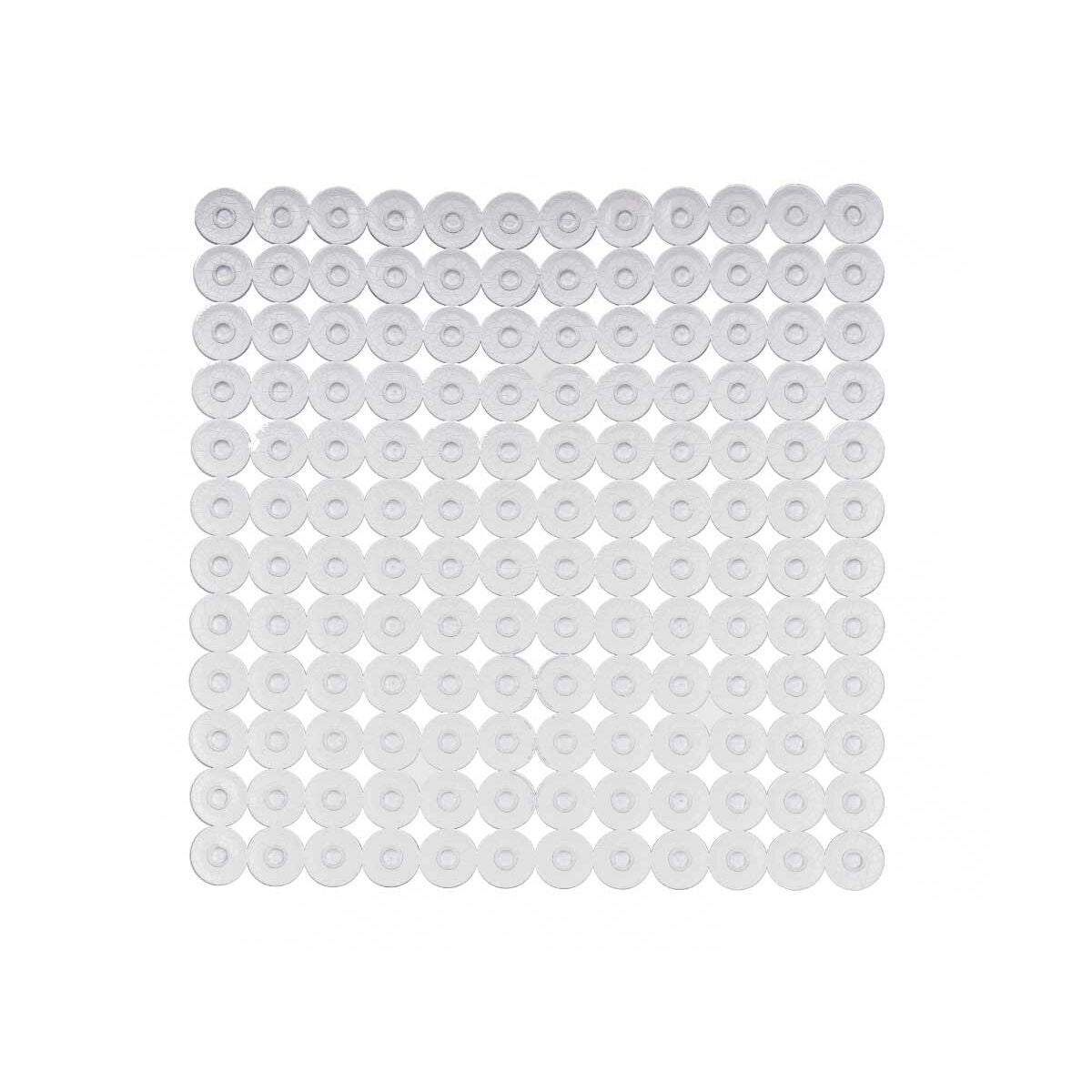 Tapis de Douche Antidérapant Berilo Transparent PVC 54 x 54 x 1 cm (6 Unités)