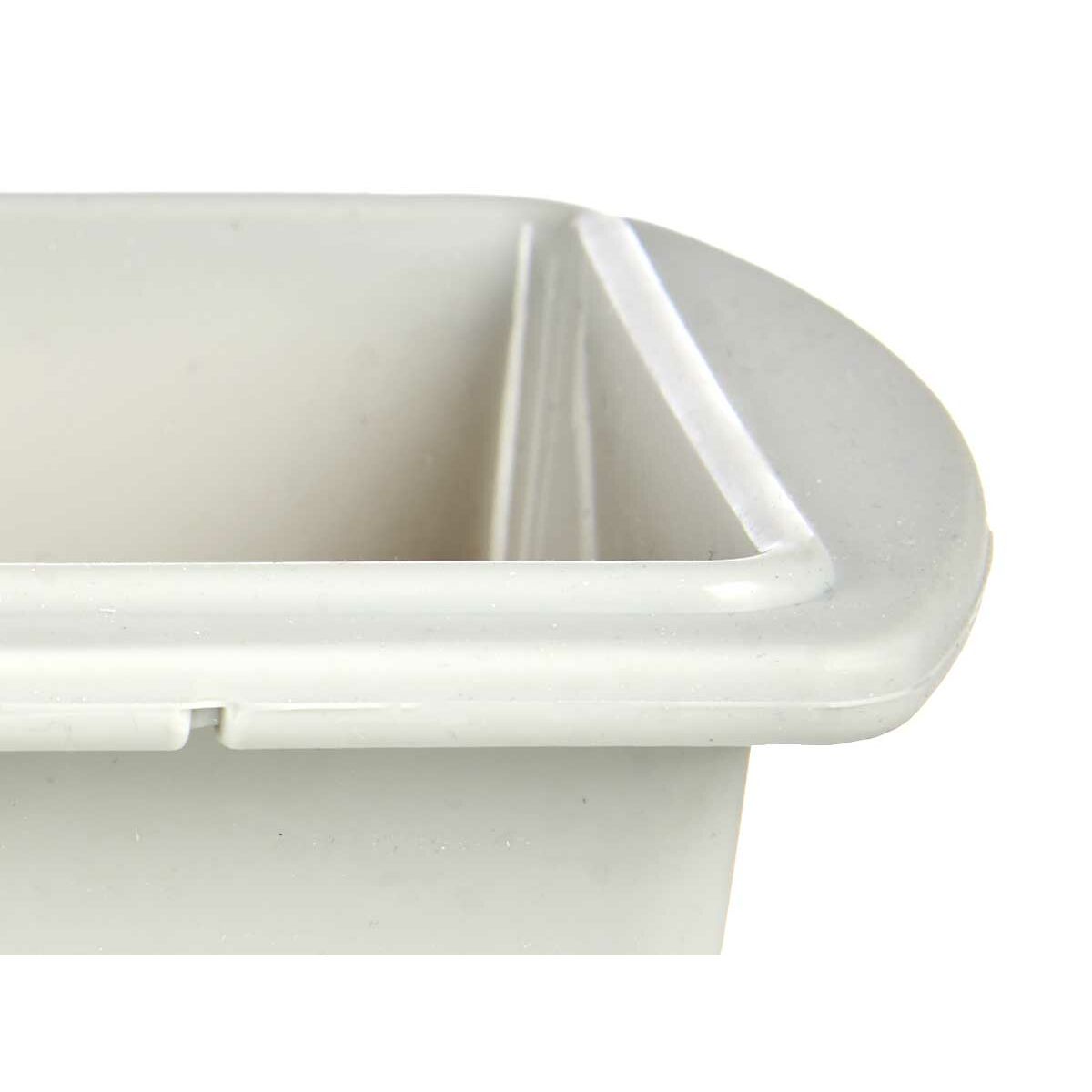 Moule à pâtisserie Kinvara Gris clair Gris foncé Silicone 1,5 L 16 x 7 x 27,5 cm Biscuit (6 Unités)