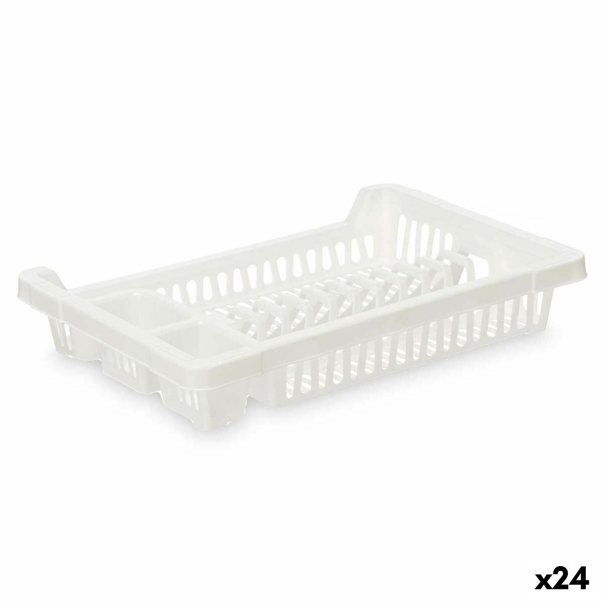 Égouttoir pour Évier Kinvara Blanc Plastique 42,5 x 7 x 29,5 cm (24 Unités)