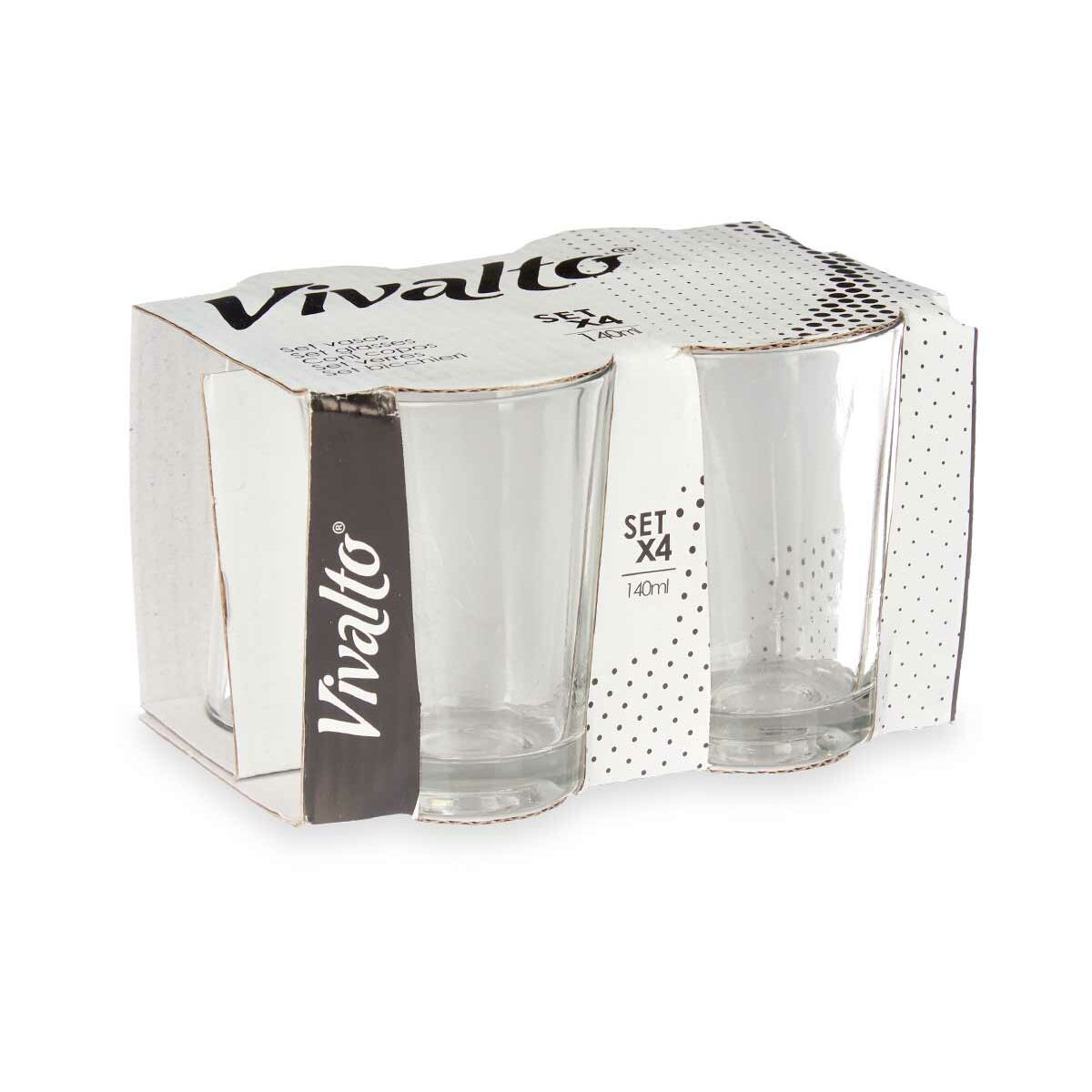 Verre Vivalto Transparent verre 140 ml Café (24 Unités)