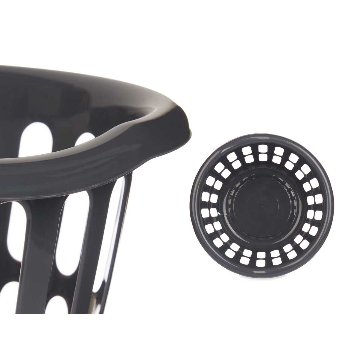 Panier Kipit Anthracite polypropylène 27 L (18 Unités)