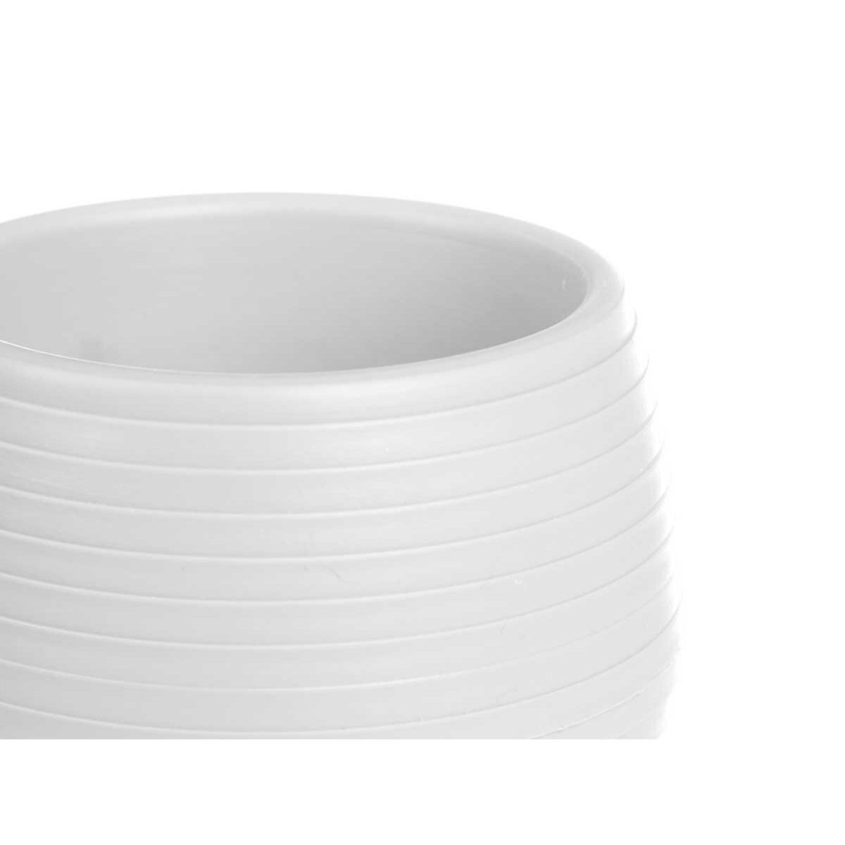 Set de pots Ibergarden Blanc Plastique 12 x 12 x 11 cm 37,5 x 11 x 12 cm 38 x 11 x 12,5 cm 12 x 11 x 37,5 cm (6 Unités)