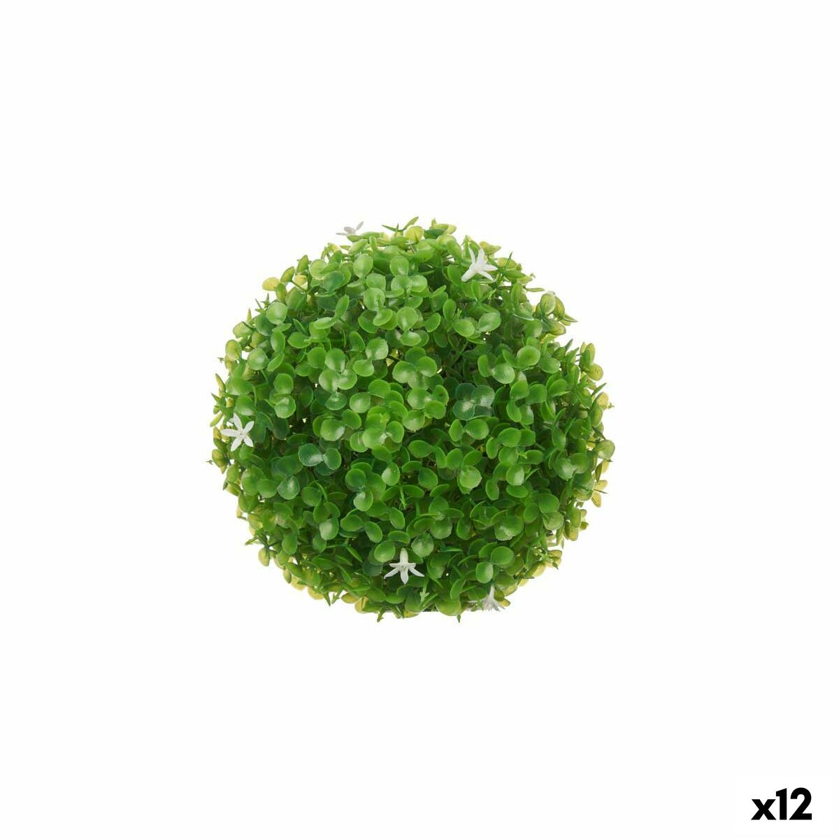 Plante décorative Ibergarden Plastique Fleurs Volets Ballon 17 x 17 x 17 cm (12 Unités)