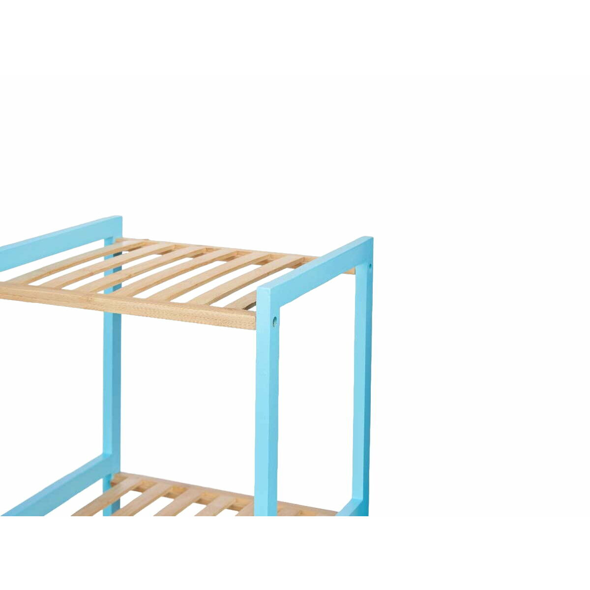 Etagère de salle de bains Berilo Bleu Naturel 35 x 30 x 100 cm 35,2 x 100,2 x 30,2 cm