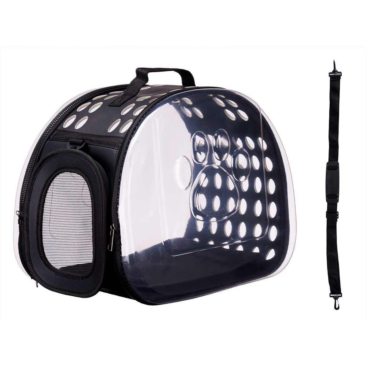 Cage de Transport Mascow Noir Plastique 43 x 20 x 33 cm 43 x 33 x 4 cm (4 Unités)