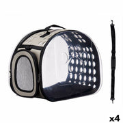 Cage de Transport Mascow Gris Plastique 43 x 20 x 33 cm 43 x 33 x 4 cm (4 Unités)