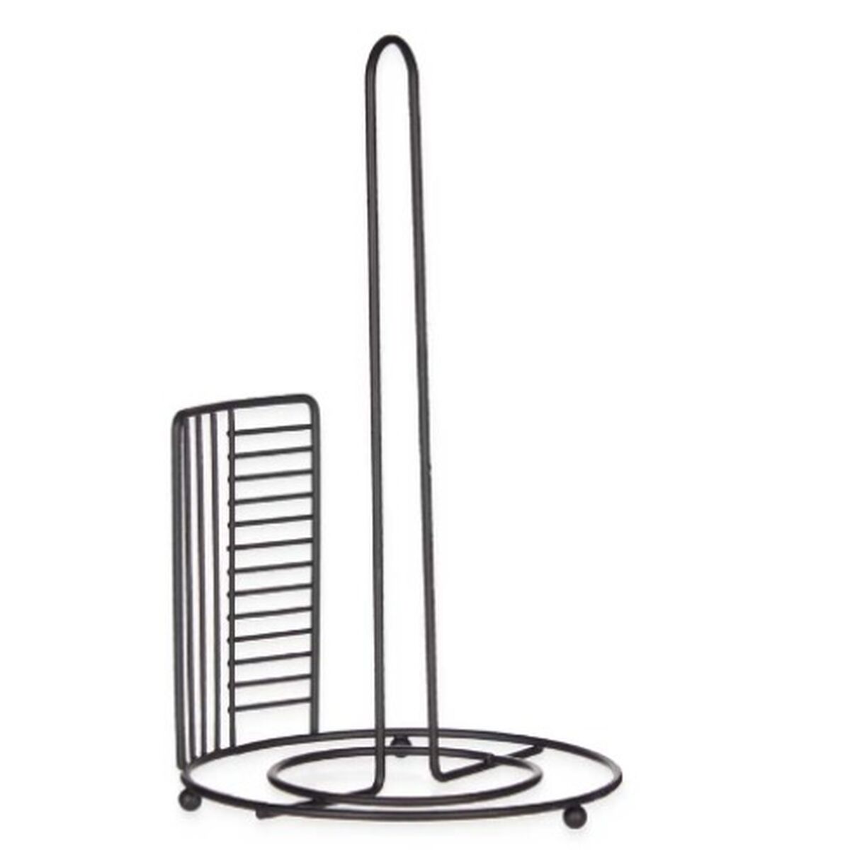 Dérouleur de papier de cuisine Kinvara Noir Métal 18,5 x 31,5 x 18,5 cm 18,5 x 32,4 x 18,5 cm (6 Unités)