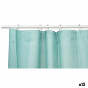 Rideau de Douche Berilo Vert Polyéthylène EVA 180 x 180 cm (12 Unités)