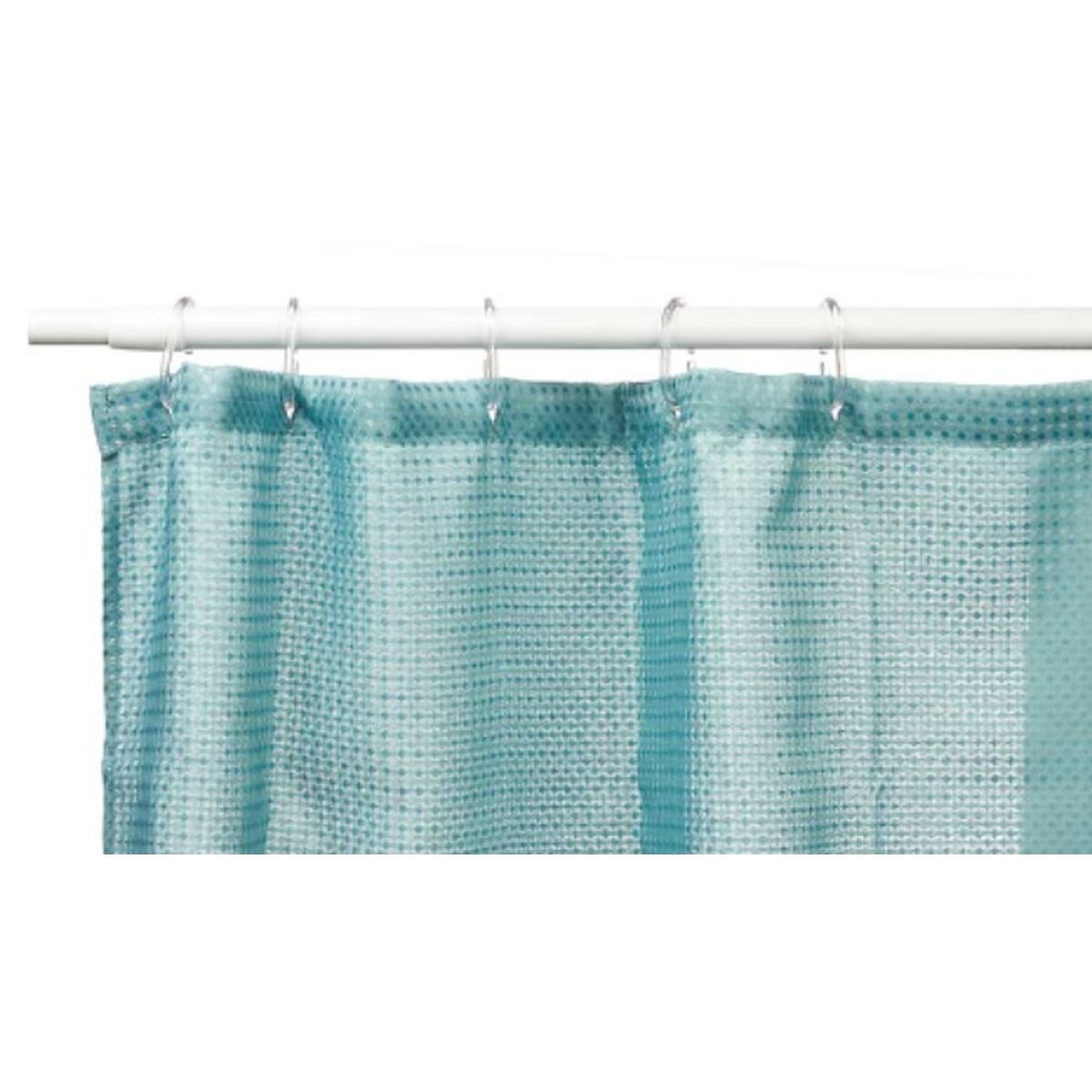 Rideau de Douche Berilo Vert turquoise Polyester 180 x 180 cm 30 x 5 x 19 cm Points (12 Unités)