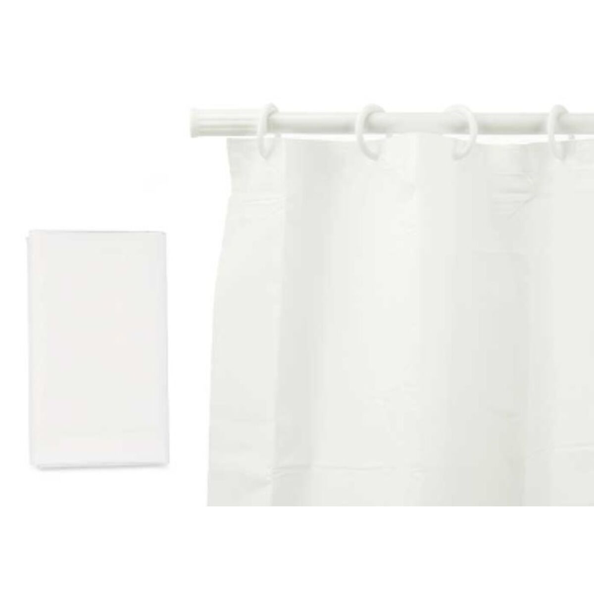 Ensemble de Bain Berilo Blanc PVC Polyéthylène EVA 28 x 42 x 6 cm (12 Unités)