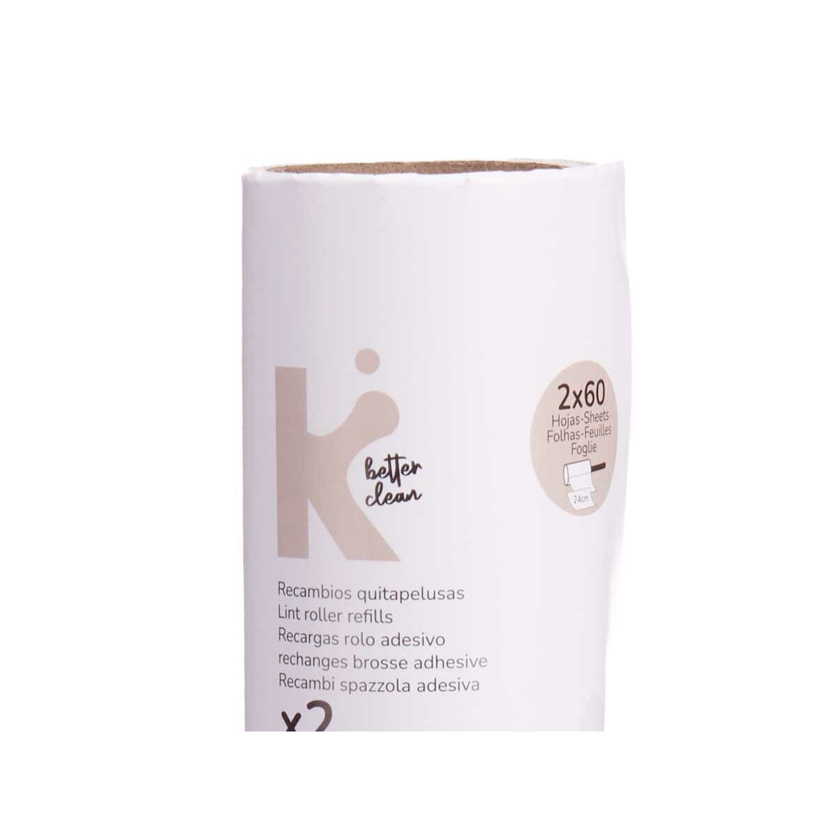 Anti-peluche Blanc 24 x 19 cm 14 x 31 x 4,5 cm Rechange (12 Unités)