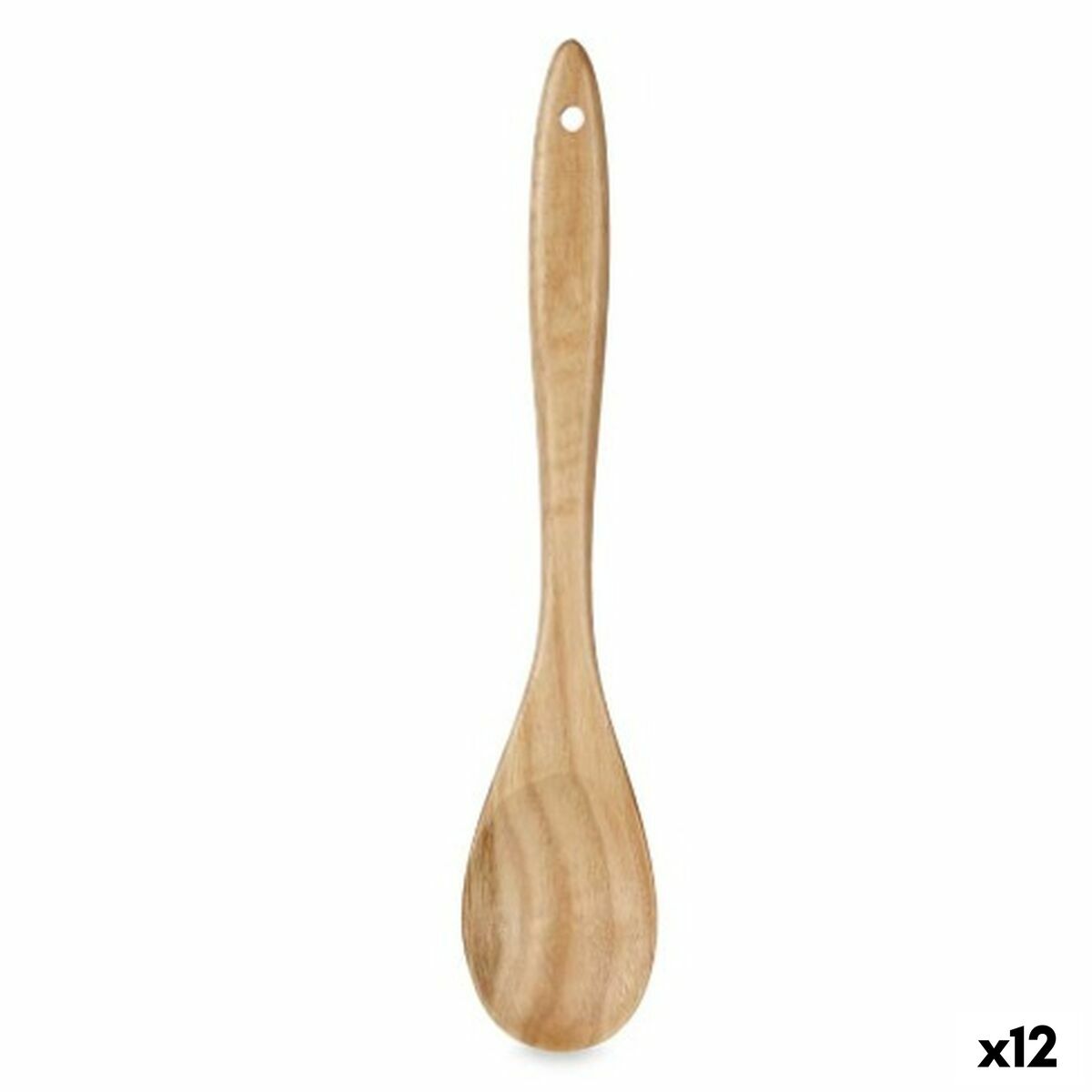 Louche Kinvara Naturel Bois 7 x 35 x 2 cm (12 Unités)
