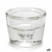 Bougeoir Gift Decor Transparent verre 6 x 4,3 x 6 cm (12 Unités)