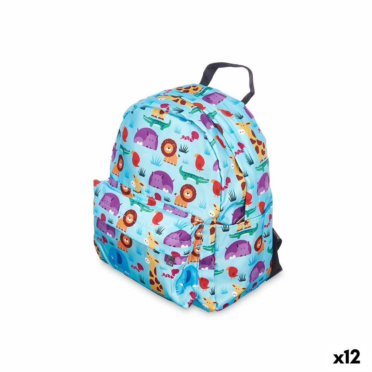 Cartable Pincello Multicouleur 28 x 12 x 22 cm 22 x 28 x 12 cm animaux (12 Unités)